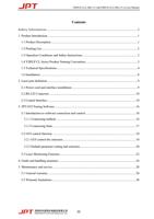 Contents Safet y Information I 1 Product Introduction (Page 4 / 48) JPT 200W 300W Pulsed Fiber Laser User Manual YDFLP-CL2 V0.1